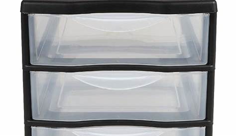 Rangement 3 tiroirs plastique GiFi