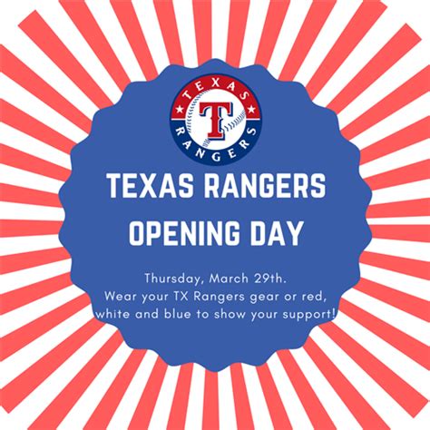 ranger opening day 2023