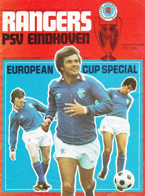 Rangers Vs Psv Eindhoven 1978
