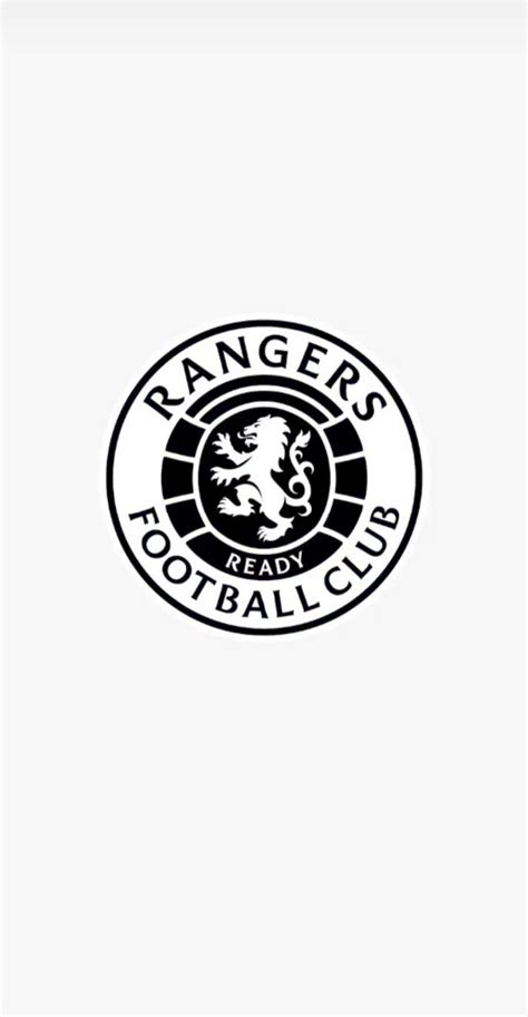 rangers fc logo black and white