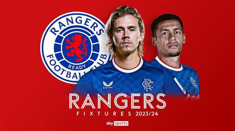 rangers fixtures november 2023