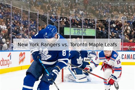 rangers vs maple leafs tickets