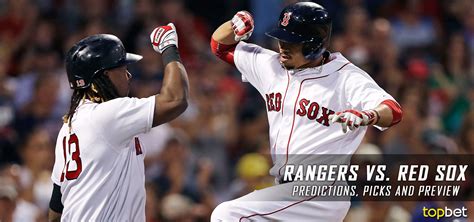 rangers vs red sox prediction