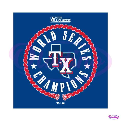 rangers world series svg