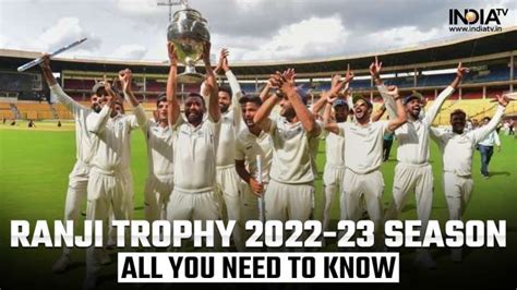 ranji trophy 2024 schedule 2022