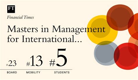 ranking financial times master in management