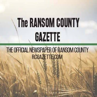 ransom county gazette lisbon nd