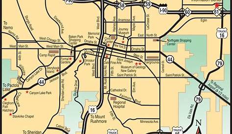 Rapid City Map How To Get To Rapid City
