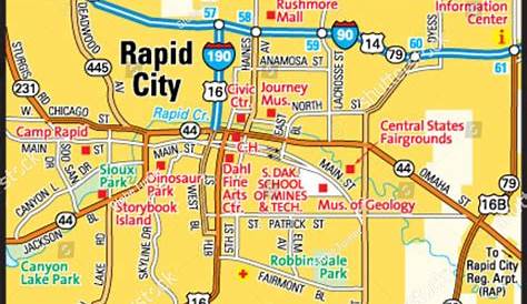 Rapid City South Dakota Map Black Hills s Plan Your Visit Vacation Deals