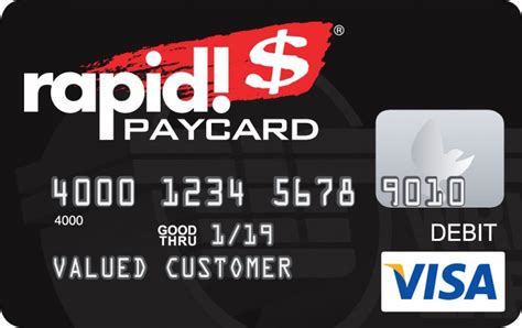 rapid pay card activation number