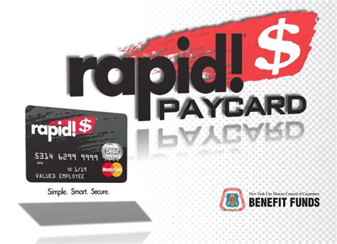 rapid paycard routing and account information