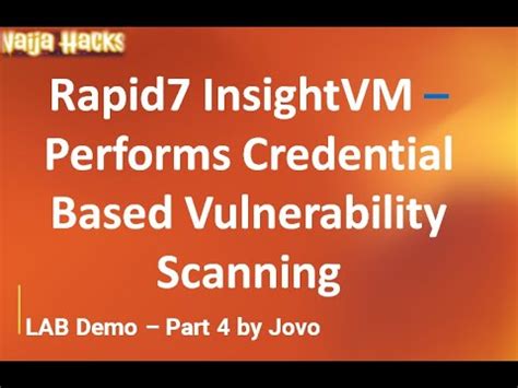 rapid7 insightvm credentials