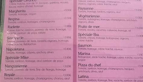 Rapido pizza à Nangis menu et photos