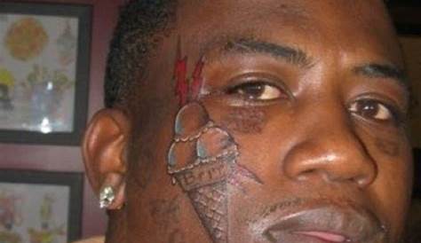 Young Thug Gets Ice Cream Cone Tattoo on Face to Honor Gucci Mane | Complex