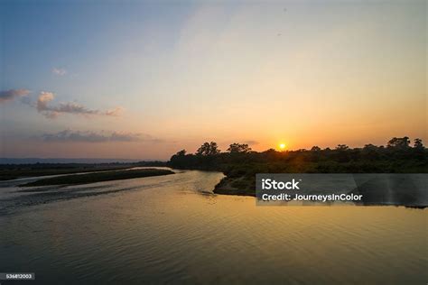 rapti river sunset