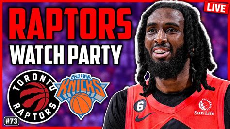 raptors vs knicks live