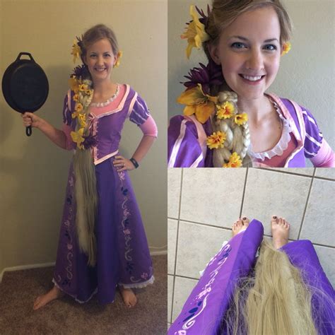 Rapunzel DIY Halloween Costume disney rapunzel costume 