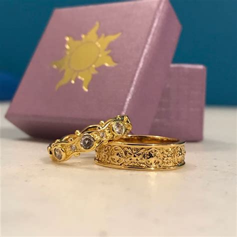 tuskha 14K Yellow Gold Plated MultiColor CZ Disney Rapunzel Princess 2