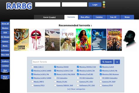 rarbg torrent movies download site