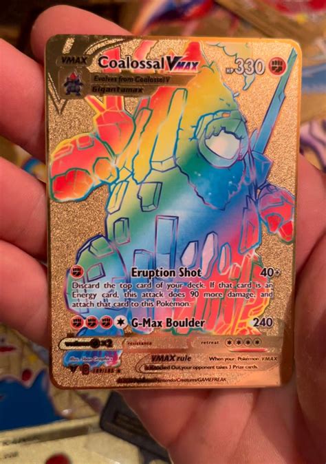 GOLD Rainbow Mewtwo GX Pokemon Card Secret Ultra Rare 76/73 Etsy