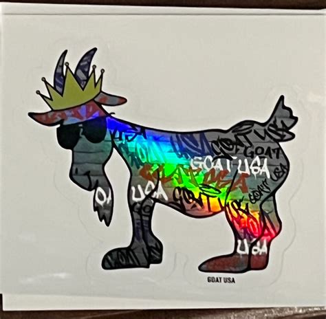 rare goat usa stickers