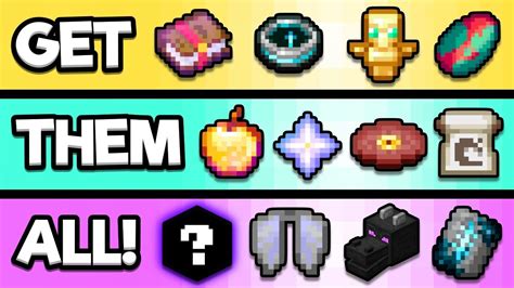 Rarest Items In Minecraft List