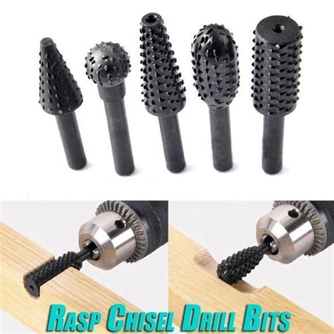 Rasp Chisel Drill Bits
