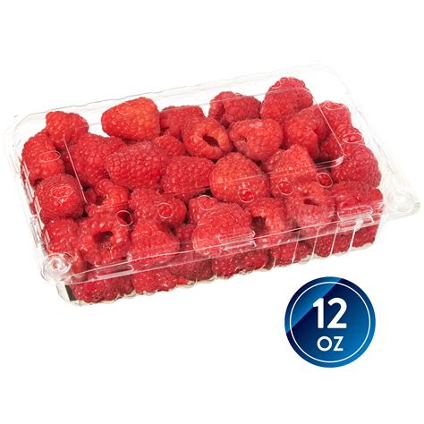 Raspberries In A Container