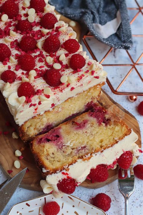 Raspberry And White Chocolate Loaf Cake: A Sweet And Festive Treat
