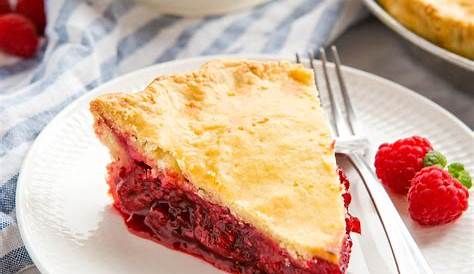 Raspberry Pie for Pi Day with Perfectly Frozen Red Raspberries - Red Razz
