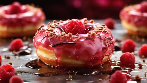 Raspberry Donut Description
