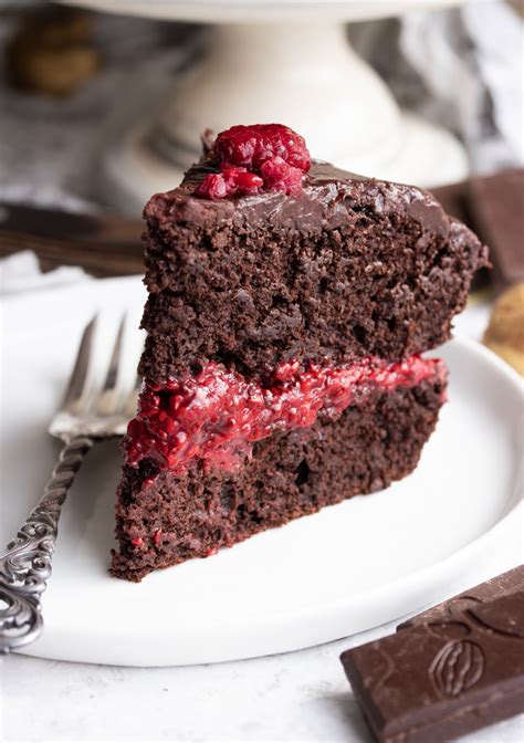 Raspberry Jam In Chocolate Cake