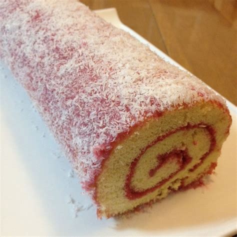 Raspberry Jelly Roll Coconut