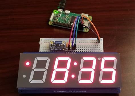 Raspberry Pi Zero Clock Project