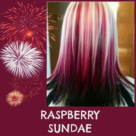 Raspberry Sundae Hair