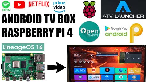 Raspberry Pi 4 Smart Android TV Box YouTube