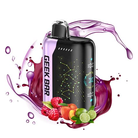 Raspberry Peach Lime Geek Bar Pulse X 25k MiPod Wholesale