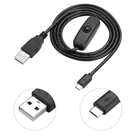 5V 5,25V 3A Micro USB Netzteil Ladekabel Ladegerät AC Adapter für Raspberry Pi 3, Pi 2 A und B