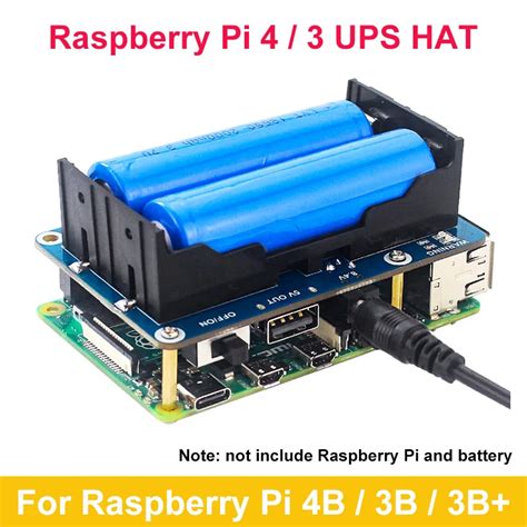 RaspberryPi4B3B2BUPSStandardV3PPackLithiumBatterryExpansionBoardUninterruptedPower