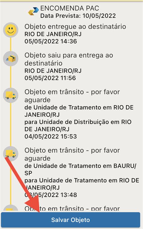 rastreamento de pedido correios