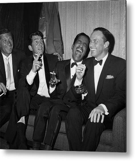 rat pack at carnegie hall metal print