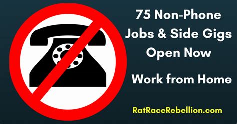 rat race rebellion non phone jobs