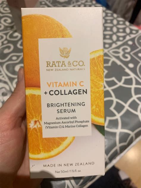 Rata & Co New Zealand Vitamin C + Collagen Face Brightening Serum 50