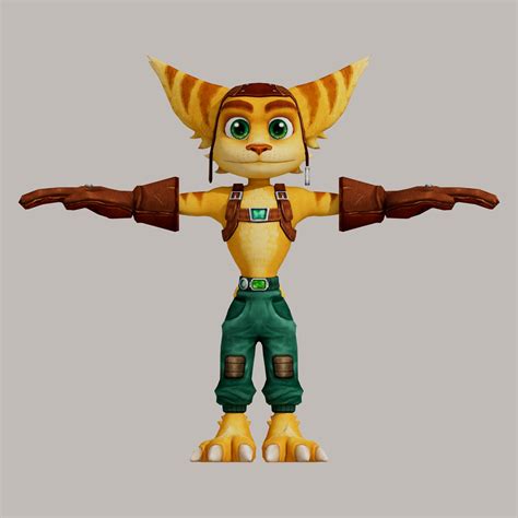 ratchet and clank 3d model