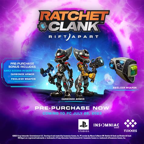 ratchet et clank rift apart pc steam key