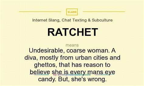 ratchet meaning ghetto