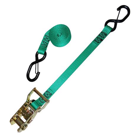 ratchet strap with safety hook