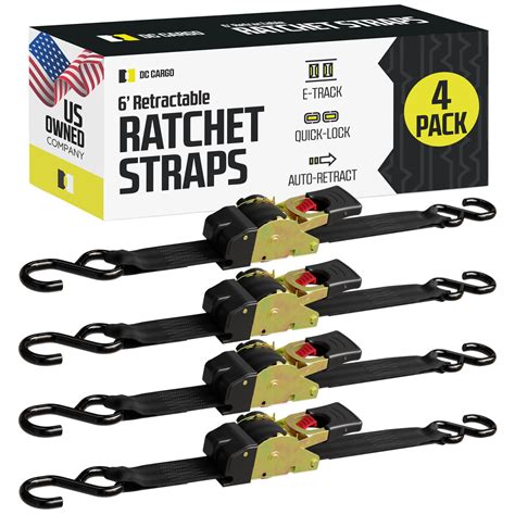 ratchet straps self retractable