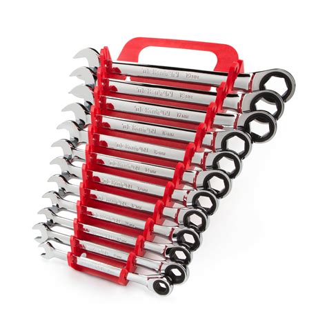 ratcheting combination wrench set