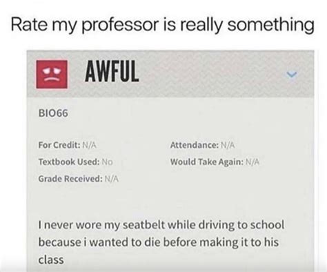 rate myprofessor